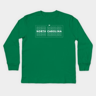 North Carolina Repeater Kids Long Sleeve T-Shirt